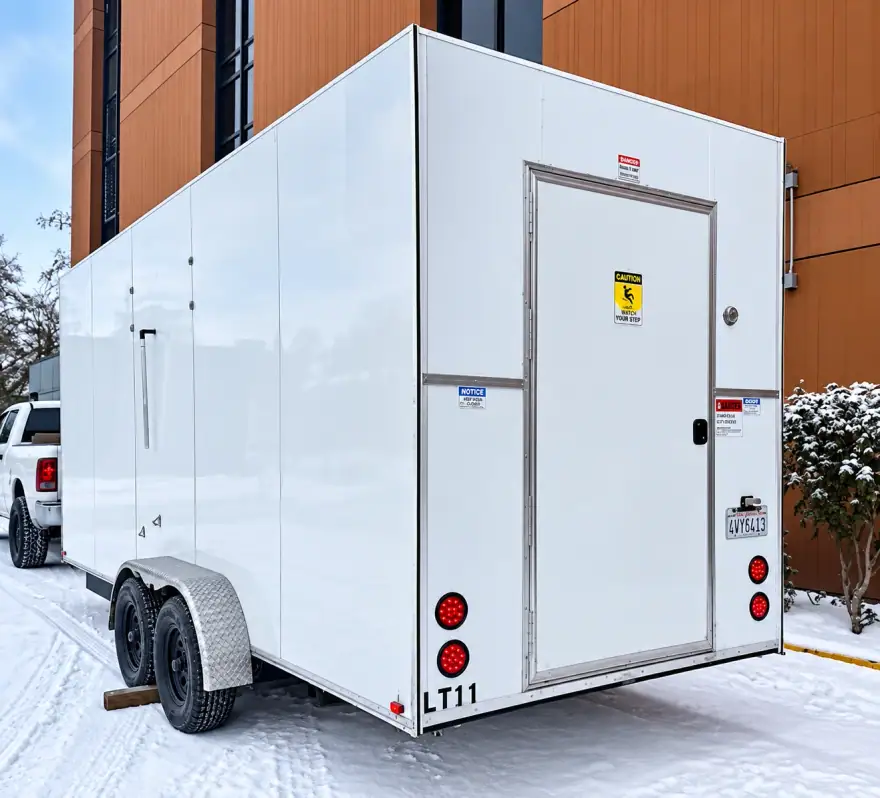 12ft Refrigerated Trailer refrigerated trailer rental: 12ft refrigerated trailer exterior