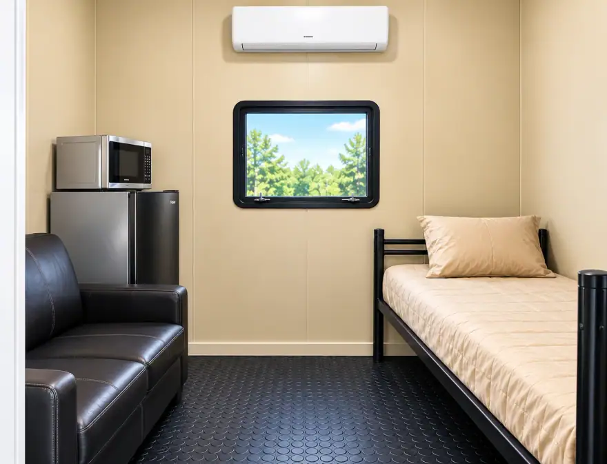 20ft Accommodation (VIP) bunk bed sleeper trailer: 20ft vip accommodation private room