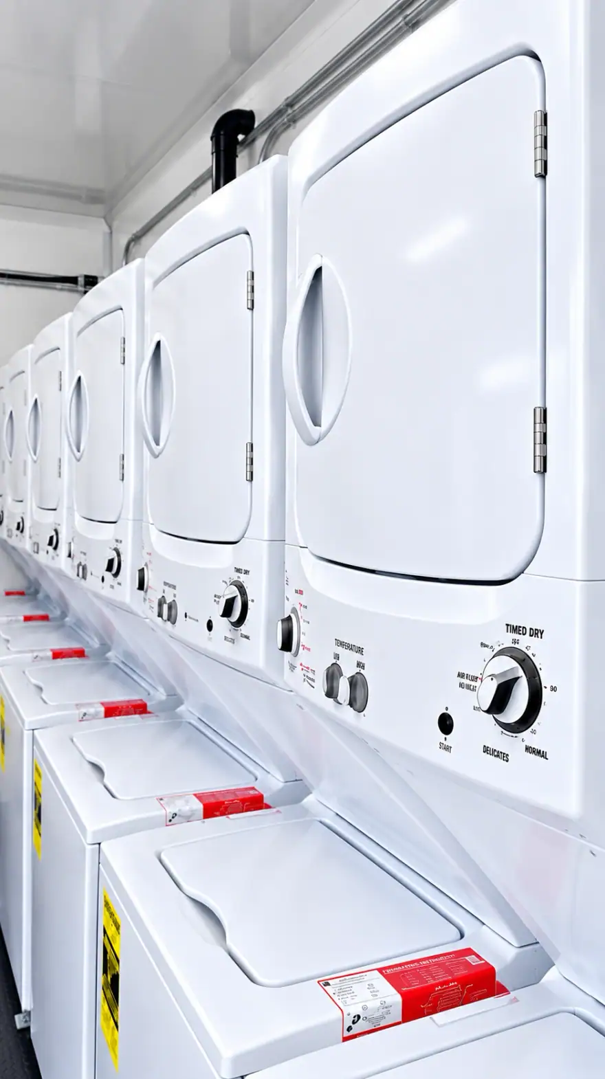 24ft Laundry Trailer mobile laundry trailer: 24ft temporary laundry trailer interior