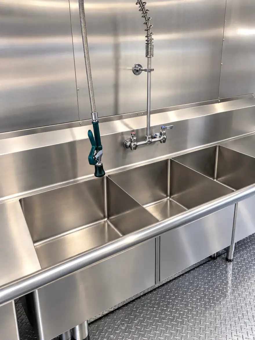 26ft Baby Bulk Kitchen mobile commercial kitchen trailer: 26ft baby bulk kitchen commercial oven