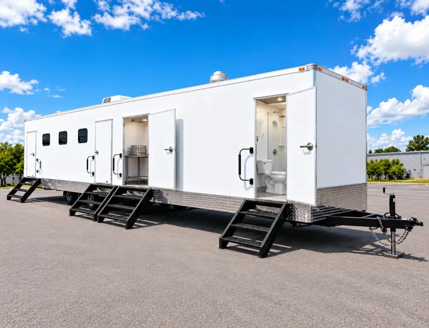 38ft All-Electric Kitchen mobile commercial kitchen trailer: commercial multifunctional trailer