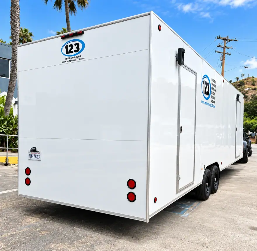 30ft Conveyor Dishwashing Trailer commercial dishwashing trailer: mobile conveyor trailer rental