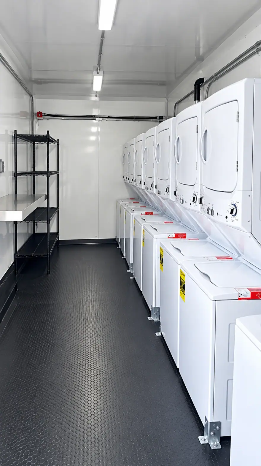 30ft Laundry Trailer (10 Washer/Dryer) mobile laundry trailer: mobile laundry trailer commercial washers dryers